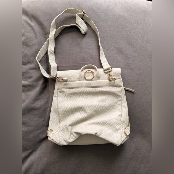 POVERTY FLATS by rian Cream Satchel - Picture 5 of 9